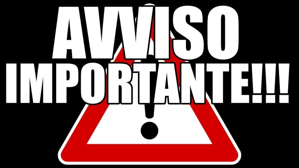 avviso importante