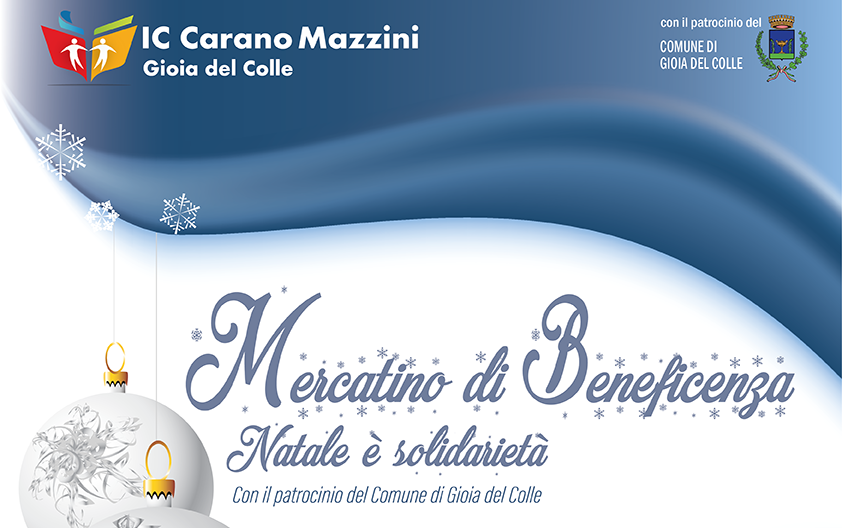 Locandina Mecatino di Natale ritaglio